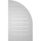 Ekena Millwork Quarter Round Top Left Surface Mount PVC Gable Vent w/ 2"W x 2"P Brickmould Sill Frame, 18"W x 30"H GVPQL18X3003SF - alternate 4